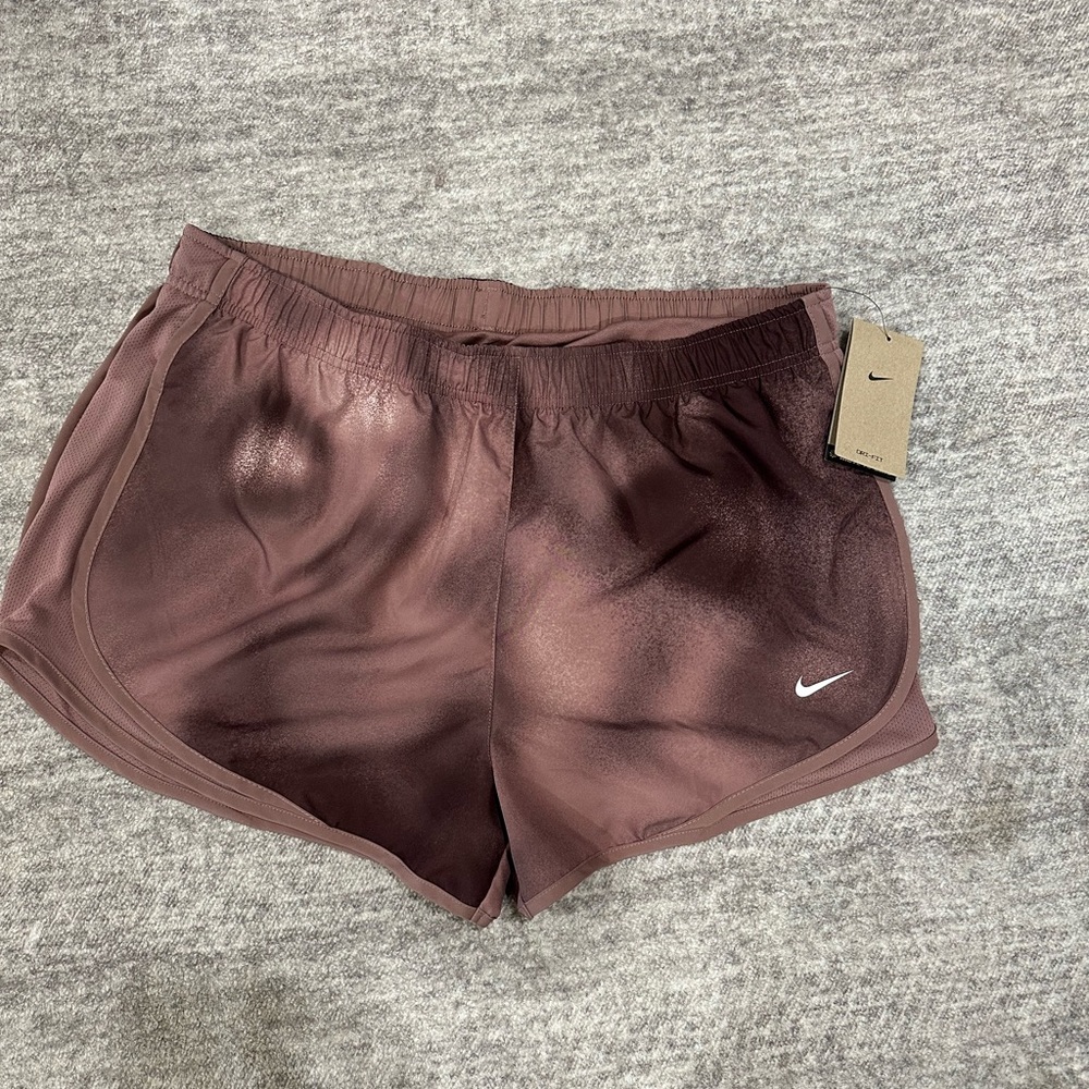 Nike Brown Athletic Shorts Lightweight Moisture-Wicking